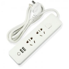 智能插排插线板双USB插座拖线板插排接线板多用带开关手机充电