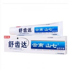 舒齿达牙膏云南山七金药牙膏口腔上火牙龈100克*12支